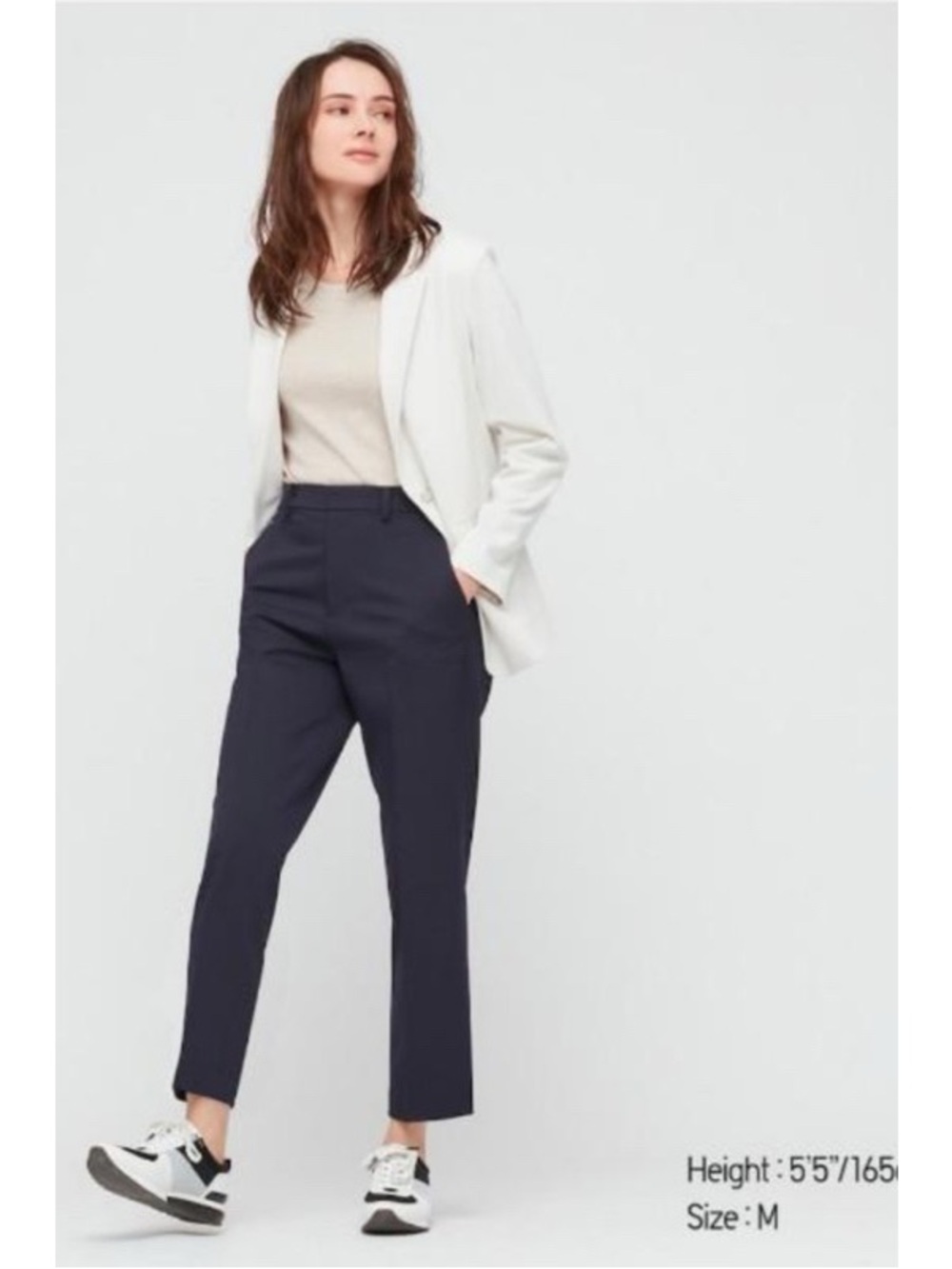 Uniqlo Navy Smart Ankle Pants